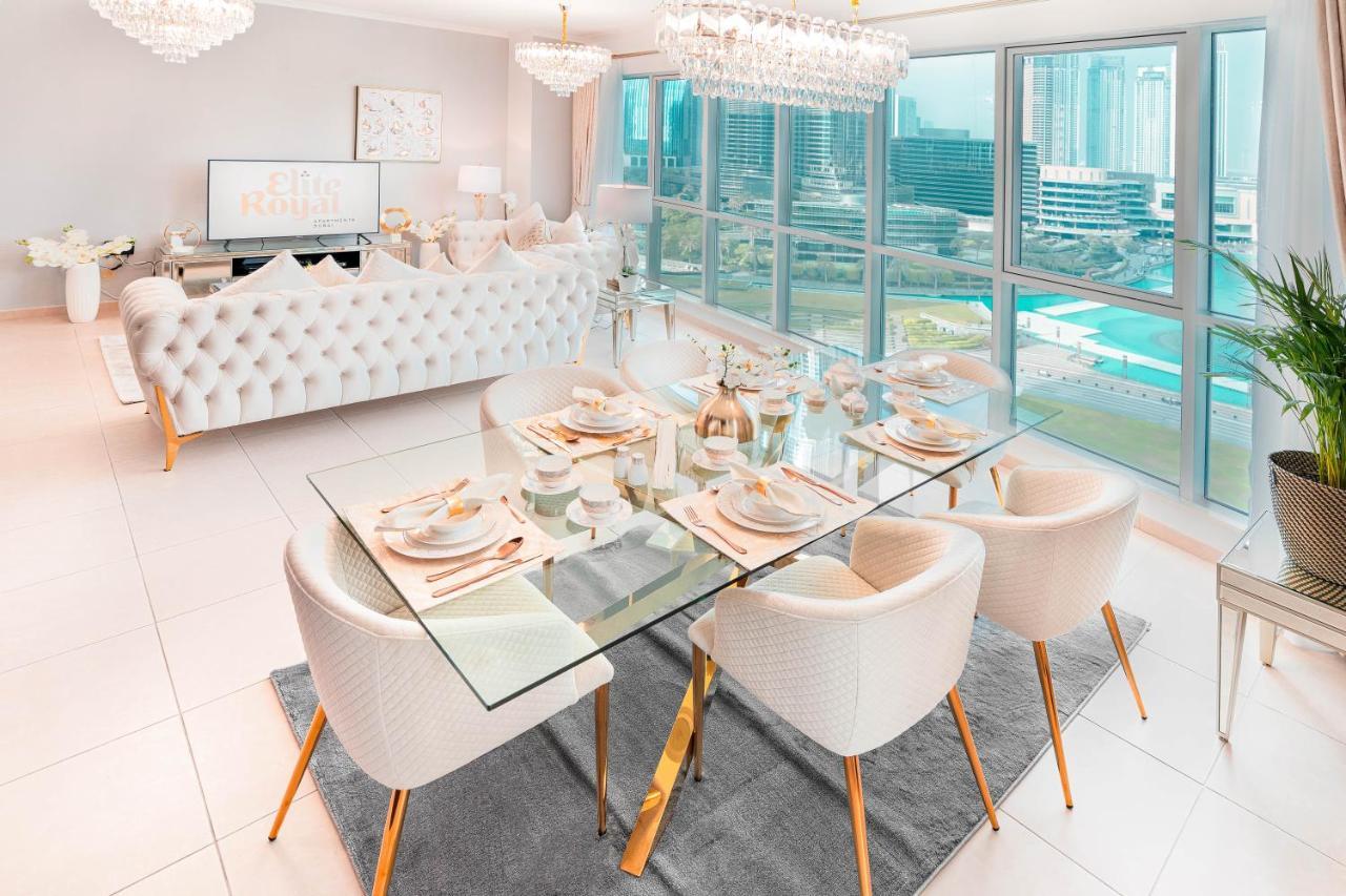 Elite Royal Apartment - Full Burj Khalifa And Fountain View - The Royal Dubai Esterno foto