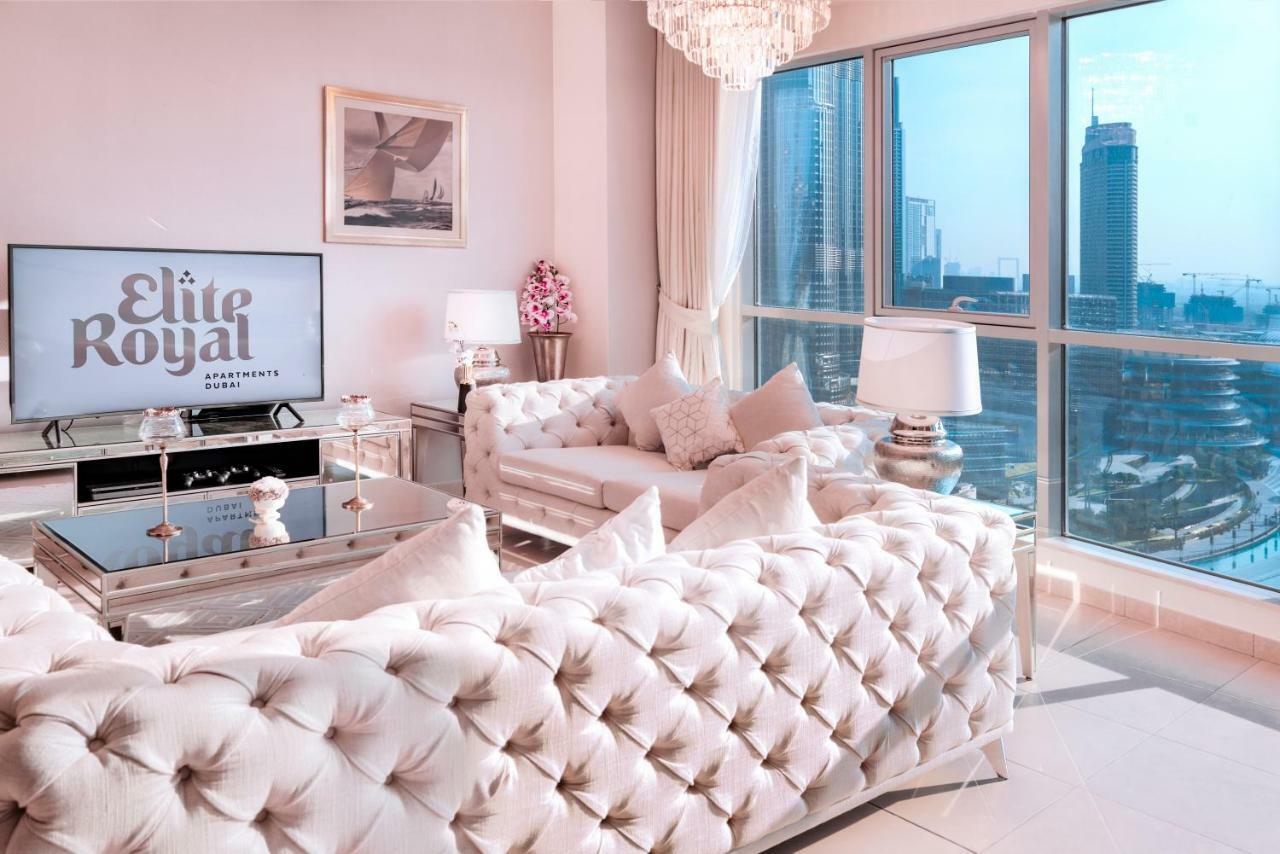 Elite Royal Apartment - Full Burj Khalifa And Fountain View - The Royal Dubai Esterno foto